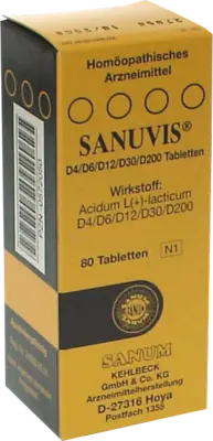 SANUVIS Tabletten (80 Stk) - medikamente-per-klick.de
