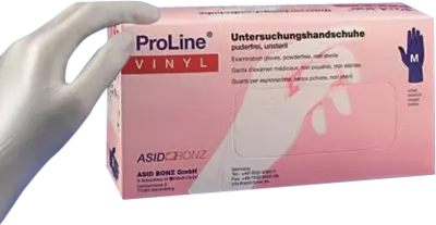 PROLINE Plus Vinyl Unt.Handschuhe puderfrei M (100 Stk) -  medikamente-per-klick.de