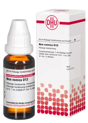 NUX VOMICA D 12 Dilution (20 ml) - medikamente-per-klick.de