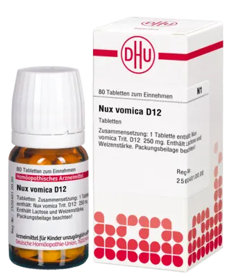 NUX VOMICA D 12 Tabletten (80 Stk) - medikamente-per-klick.de