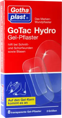 GOTAC HydroGel-Pflaster 2 Größen (8 Stk) - medikamente-per-klick.de