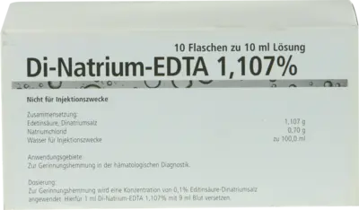 DI NATRIUM EDTA Lösung 1,107% (10X10 ml) - medikamente-per-klick.de