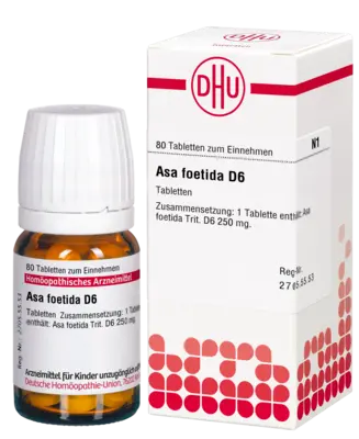 ASA FOETIDA D 6 Tabletten (80 Stk) - medikamente-per-klick.de