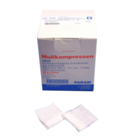MULLKOMPRESSEN 7,5x7,5 cm steril 8fach (5X2 Stk) - medikamente-per-klick.de