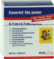 COVERLET lite junior Augenokkluionsfpl.47x67 mm - 40Stk