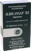 ALBICANSAN D 3 Zäpfchen - 10Stk