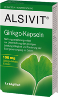 GINKGO 100 mg Alsivit Kapseln - 30Stk