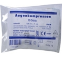 AUGENKOMPRESSEN 5,8x7 cm steril - 10Stk