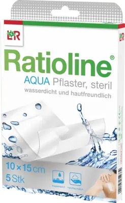RATIOLINE aqua Duschpflaster Plus 10x15 cm steril (5 Stk) -  medikamente-per-klick.de