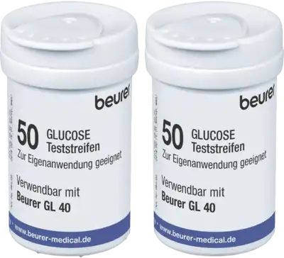BEURER GL40 Blutzuckerteststreifen (100 Stk) - medikamente-per-klick.de