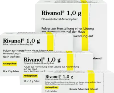 RIVANOL 1,0 g Pulver (20 Stk) - medikamente-per-klick.de