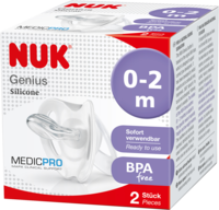 NUK Schnuller Genius Silikon steril 0-2 Monate (2 Stk) -  medikamente-per-klick.de