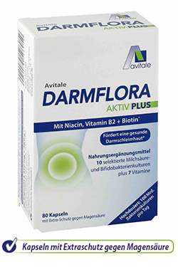 DARMFLORA Aktiv Plus 100 Mrd.Bakterien+7 Vitamine (40 Stk) -  medikamente-per-klick.de