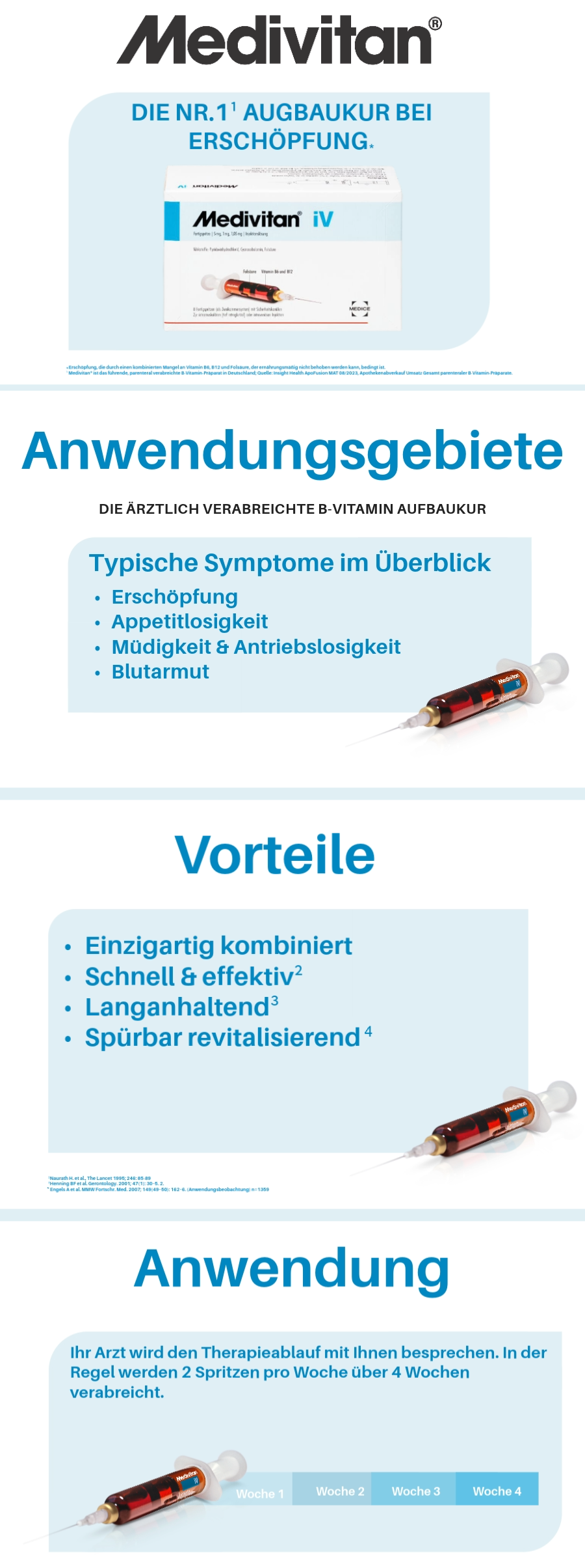 Medivitan iV Fertigspritzen bei Vitamin B-Mangel (8 Stk) -  medikamente-per-klick.de