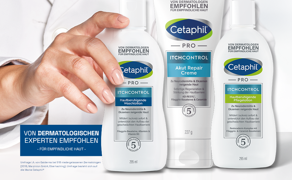 Cetaphil PRO ItchControl Hautberuhigende Waschlotion Körper 295 ml |  14168163 | medikamente-per-klick.de