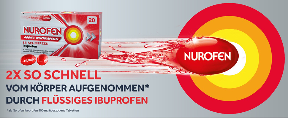 NUROFEN Weichkapseln 400 mg Ibuprofen bei Schmerzen (20 Stk) -  medikamente-per-klick.de