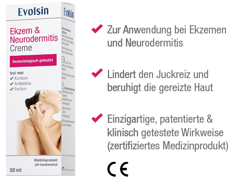 EVOLSIN Ekzem & Neurodermitis Creme (50 ml) - medikamente-per-klick.de