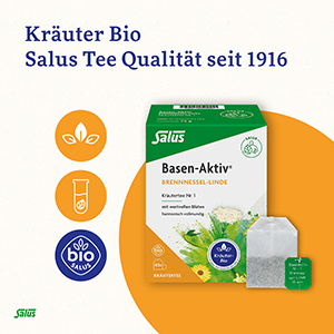 BASEN AKTIV Tee Nr.1 Brennnessel-Linde Bio Salus (40 Stk) -  medikamente-per-klick.de