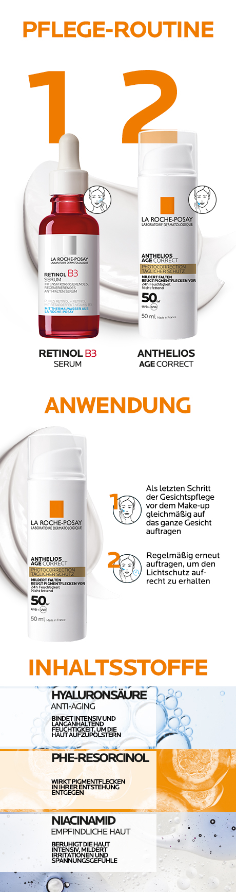 ROCHE-POSAY Anthelios Age Correct Creme LSF 50 (50 ml) -  medikamente-per-klick.de