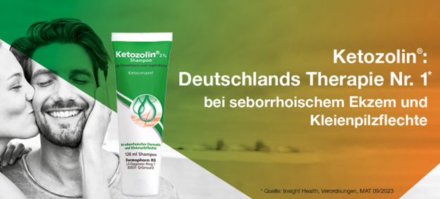 Pilzerkrankungen der Haut -> Ketozolin® 2% Shampoo - Versandapotheke -  Medikamente günstig kaufen