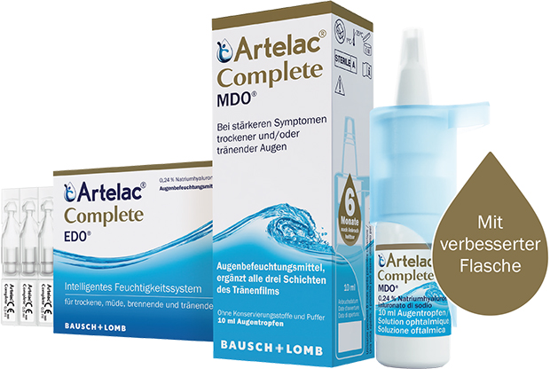 Artelac Complete MDO Augentropfen f. trockene/tränende Augen (10 ml) -  medikamente-per-klick.de