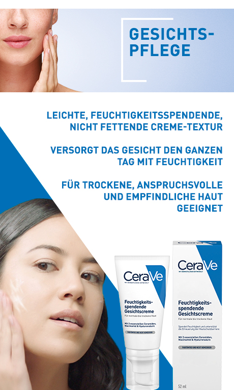 CERAVE feuchtigkeitsspendende Gesichtscreme (52 ml) -  medikamente-per-klick.de