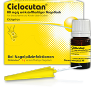 CICLOCUTAN 80 mg/g wirkstoffhaltiger Nagellack (3 g) -  medikamente-per-klick.de