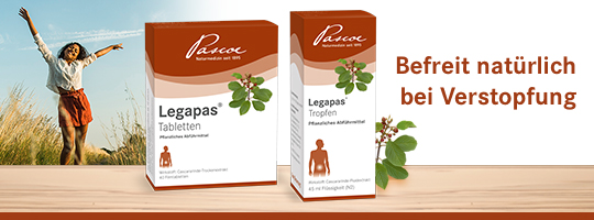 Legapas® Tabletten - Pflanzliches Abführmittel bei Verstopfung | 40 Stck.