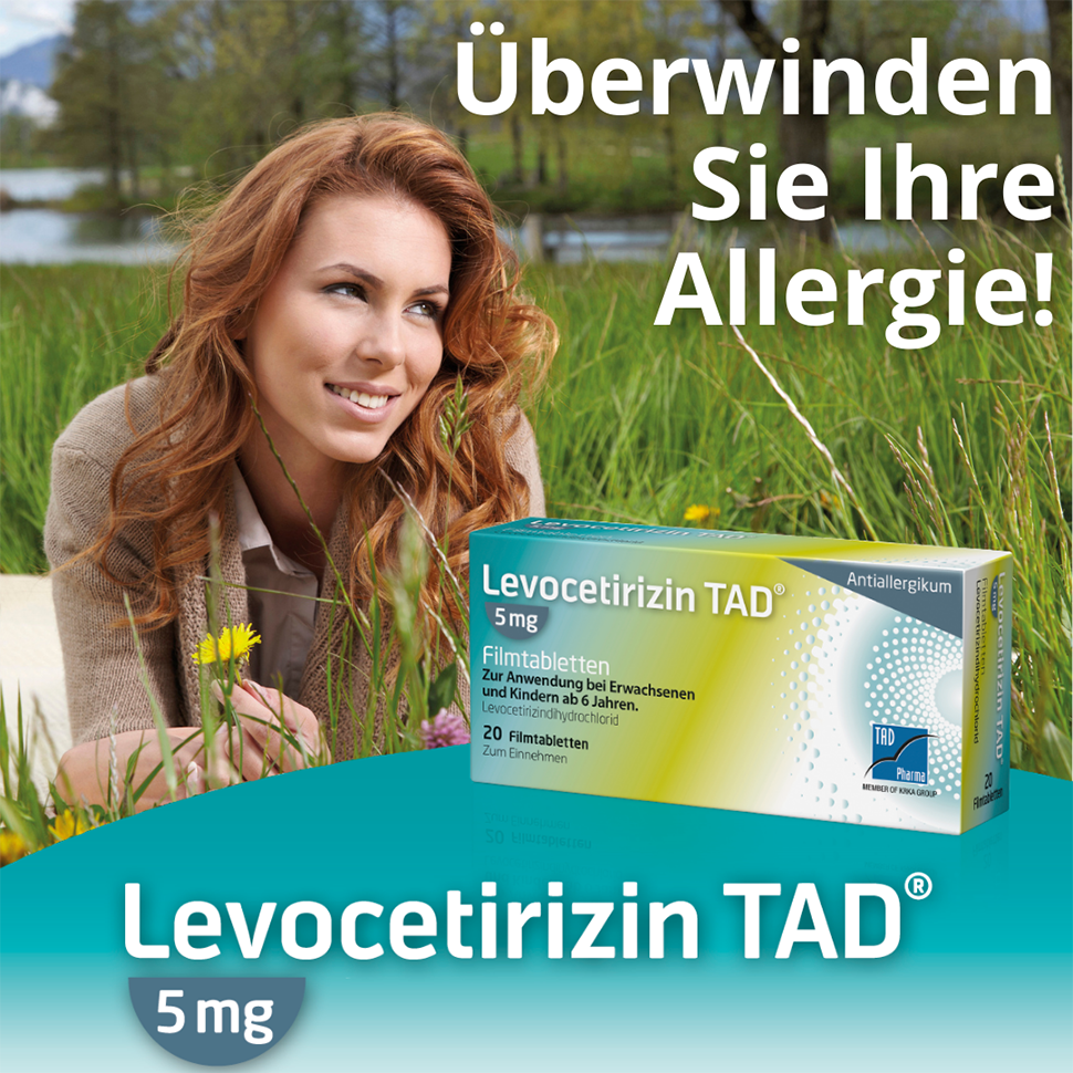 LEVOCETIRIZIN TAD 5 mg Filmtabletten (100 Stk) - medikamente-per-klick.de