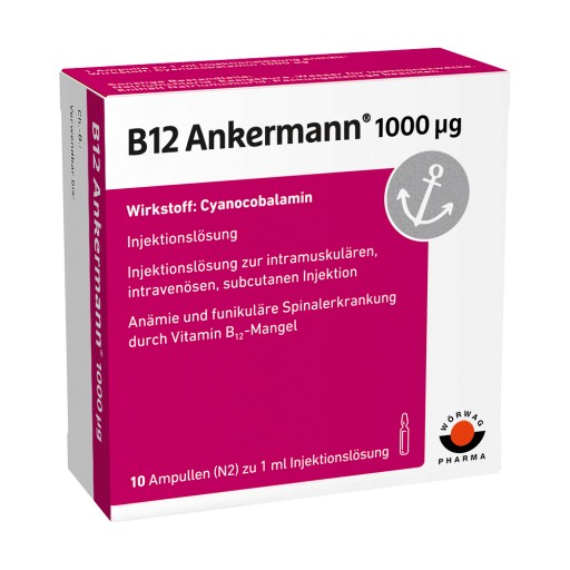 B12 ANKERMANN 1.000 µg Ampullen (10X1 ml) - medikamente-per-klick.de