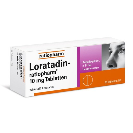 LORATADIN ratiopharm 10 mg Tabletten (50 St) - medikamente-per-klick.de
