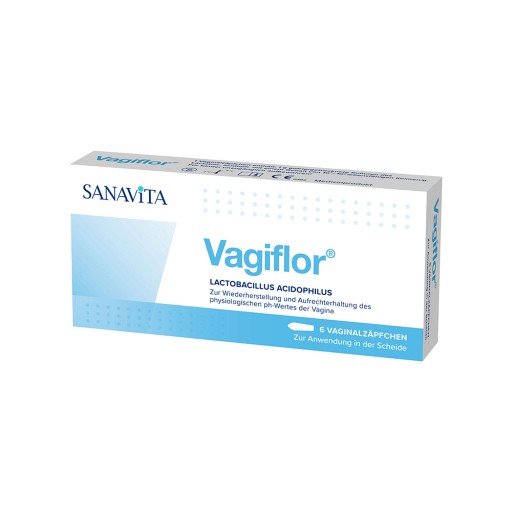 VAGIFLOR Vaginalzäpfchen (6 Stk) - medikamente-per-klick.de