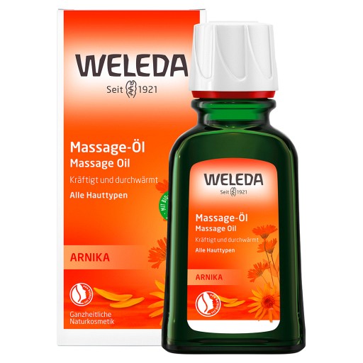 Weleda Massageöl Arnika - kräftigt und durchwärmt (50 ml) -  medikamente-per-klick.de