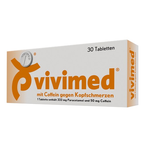VIVIMED mit Coffein gegen Kopfschmerzen Tabletten (30 St) -  medikamente-per-klick.de