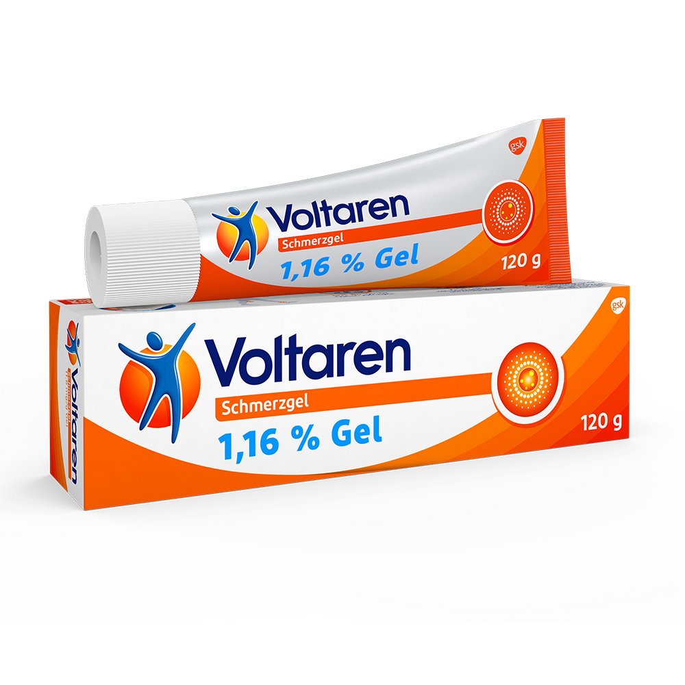 Voltaren Schmerzgel 11,6 mg/g Gel mit Diclofenac (120 g) -  medikamente-per-klick.de