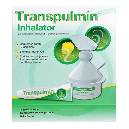 TRANSPULMIN Erkältungsbalsam + Inhalator (100 g) - medikamente-per-klick.de