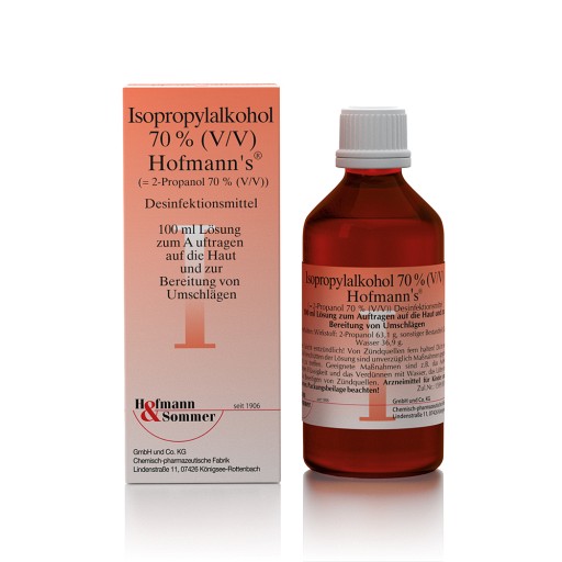 ISOPROPYLALKOHOL 70% V/V Hofmann's (100 ml) - medikamente-per-klick.de