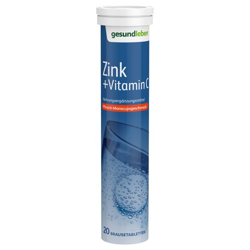 GESUND LEBEN Zink+Vitamin C Brausetabletten (20 Stk) -  medikamente-per-klick.de
