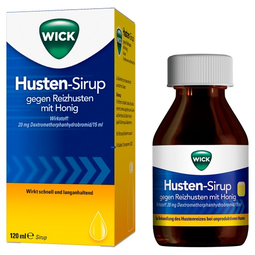 WICK Husten Sirup gg.Reizhusten m.Honig (120 ml) - medikamente-per-klick.de