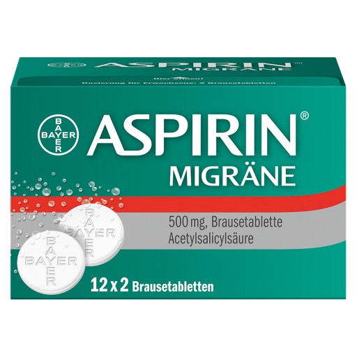 ASPIRIN MIGRÄNE Brausetabletten (24 St) - medikamente-per-klick.de