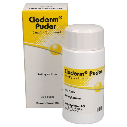 CLODERM Puder (30 g) - medikamente-per-klick.de