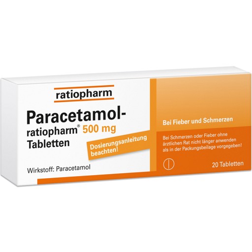 Paracetamol-ratiopharm® 500 mg Tabletten