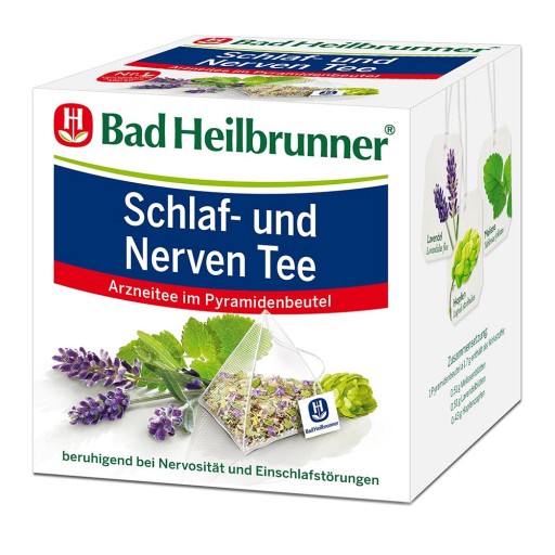 BAD HEILBRUNNER Schlaf- und Nerven Tee Pyramidenb. (15X1.7 g) -  medikamente-per-klick.de