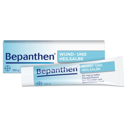 Bepanthen® Wund- und Heilsalbe bei oberflächlichen Hautverletzungen 100g -  medikamente-per-klick.de