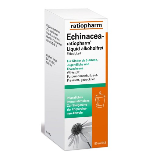 ECHINACEA-RATIOPHARM Liquid alkoholfrei (50 ml) - medikamente-per-klick.de
