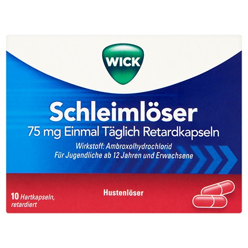WICK Schleimlöser 75 mg einmal täglich Retardkaps. (10 Stk) - medikamente -per-klick.de