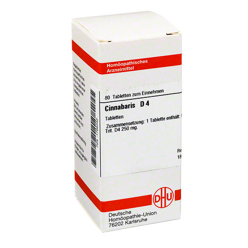 CINNABARIS D 4 Tabletten (80 Stk) - medikamente-per-klick.de