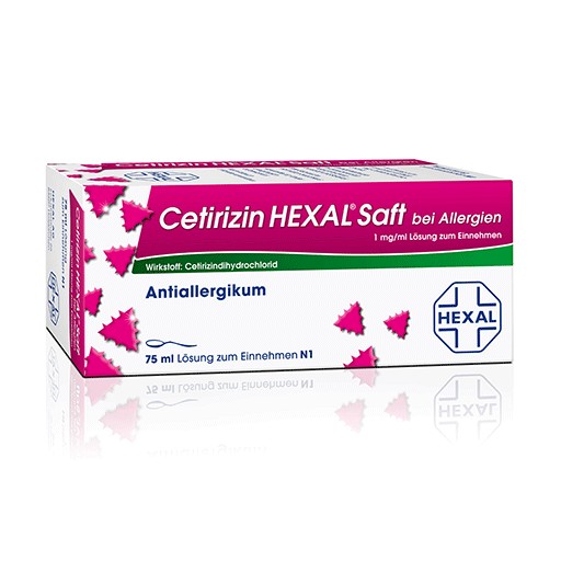 CETIRIZIN HEXAL Saft bei Allergien (75 ml) - medikamente-per-klick.de