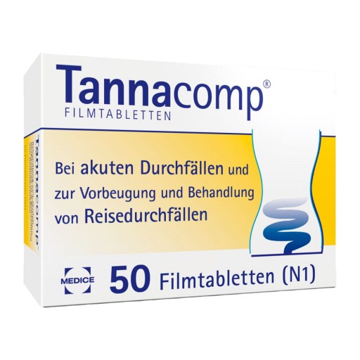 Tannacomp bei akutem Durchfall & Bauchkrämpfen (50 Stk) -  medikamente-per-klick.de