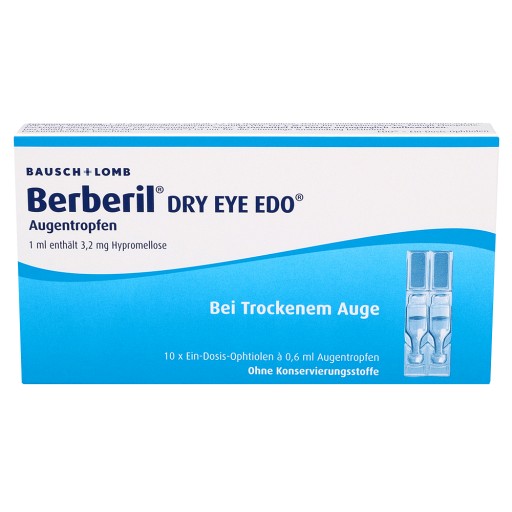 BERBERIL Dry Eye EDO Augentropfen (10X0.6 ml) - medikamente-per-klick.de